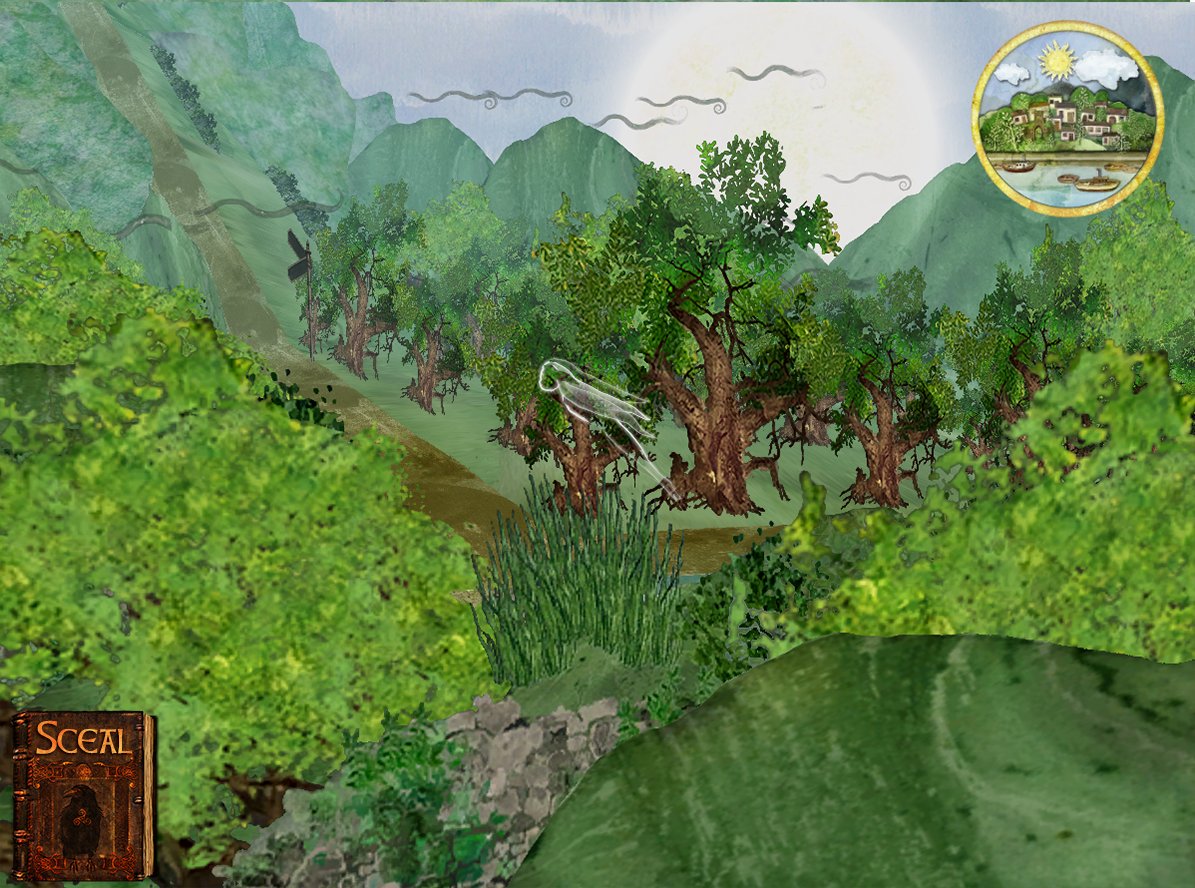 
Sceal: An Irish Folklore Adventure is just a simple interactive story you get to "play" for an hour or two.