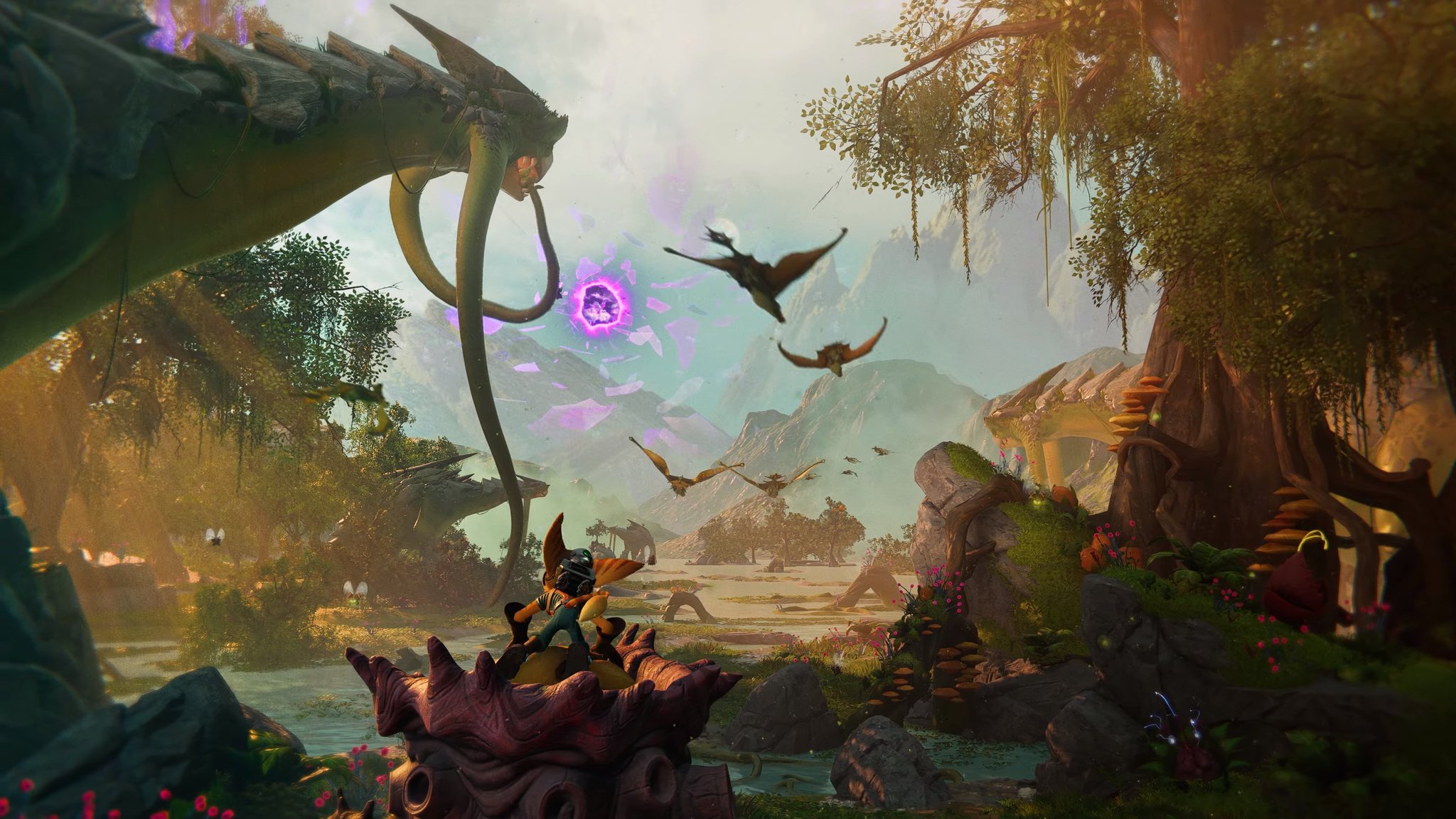 
This just in! The mysterious female Lombax is confirmed to be playable, according to these tweets from Insomniac Games: https://twitter.com/insomniacgames/status/1274031988069064705! Though, it isn’t surprising when her hammer is large enough to knock some sense into her enemies.