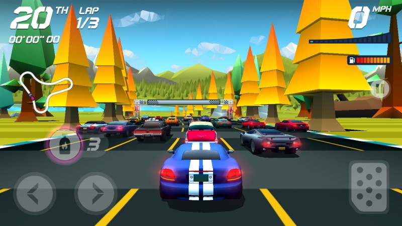 
Fast and quirky gameplay, eye pleasing aesthetic, killer soundtrack along with a bit of nostalgia thrown in, Horizon Chase is probably the most enjoyable racing game on the Appstore.