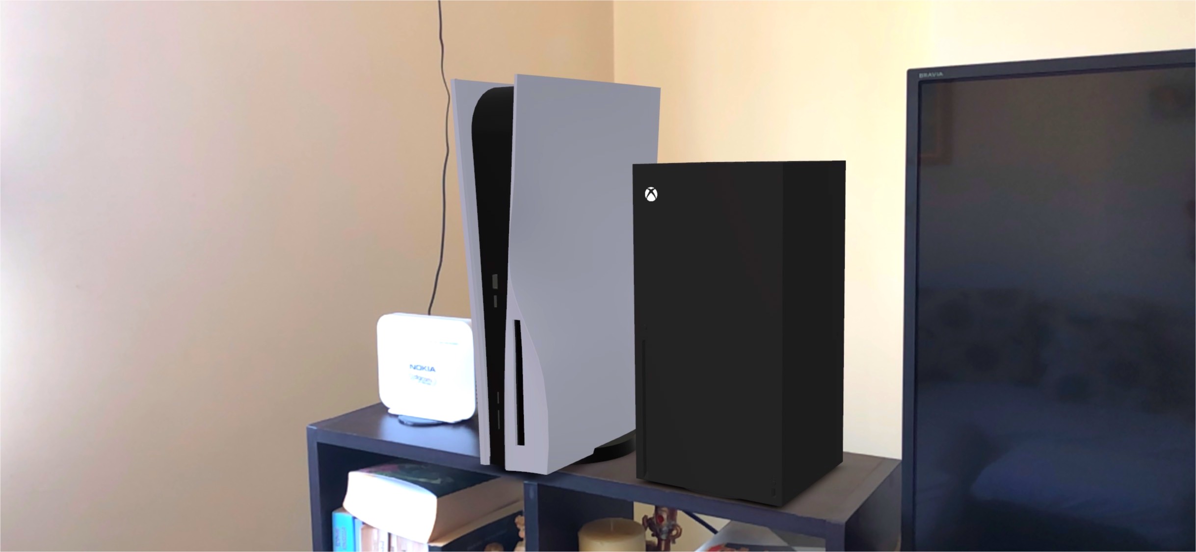 
By harnessing the power of AR or Augmented Reality, we now have a general idea of how big the PS5 actually is.