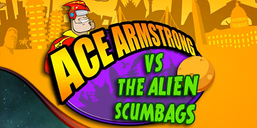 
As I said before, **Laughing Jackal** has made some of the best _Minis_ titles to date, but with _**Ace Armstrong vs The Alien Scumbags**_ that's not the case.

The game features our hero Ace Armstrong in a quest to defeat the Scumbags who have invaded earth.