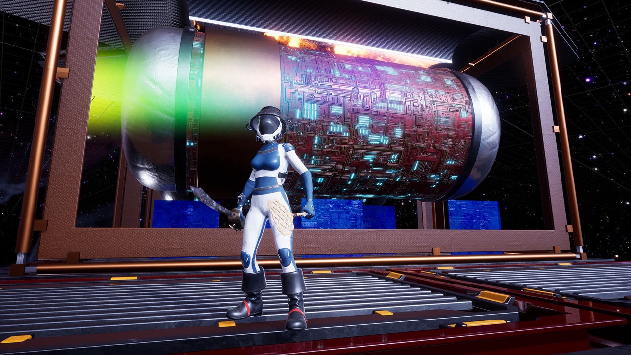 From Spider-Man-like swinging, to Titanfall-esque wallrunning, you must use these abilities to complete Astral Tracks’ procedurally generated platforming levels as quickly as possible and defeat your friends both locally and online.