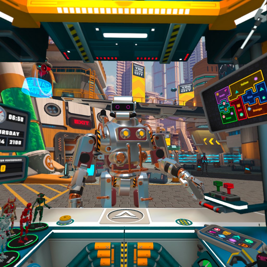 Border Bots VR is gorgeous, quirky and its gameplay loop is intoxicatingly brilliant. Yeah, it's one of the best games I've played on my Quest 3 so far.