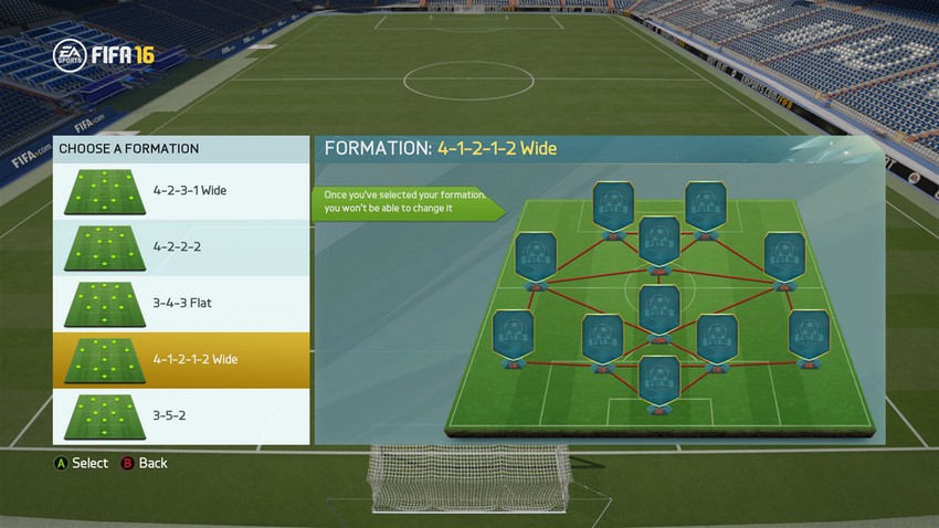 
!

In _FIFA Ultimate Team_, there are over a dozen formations available to use.