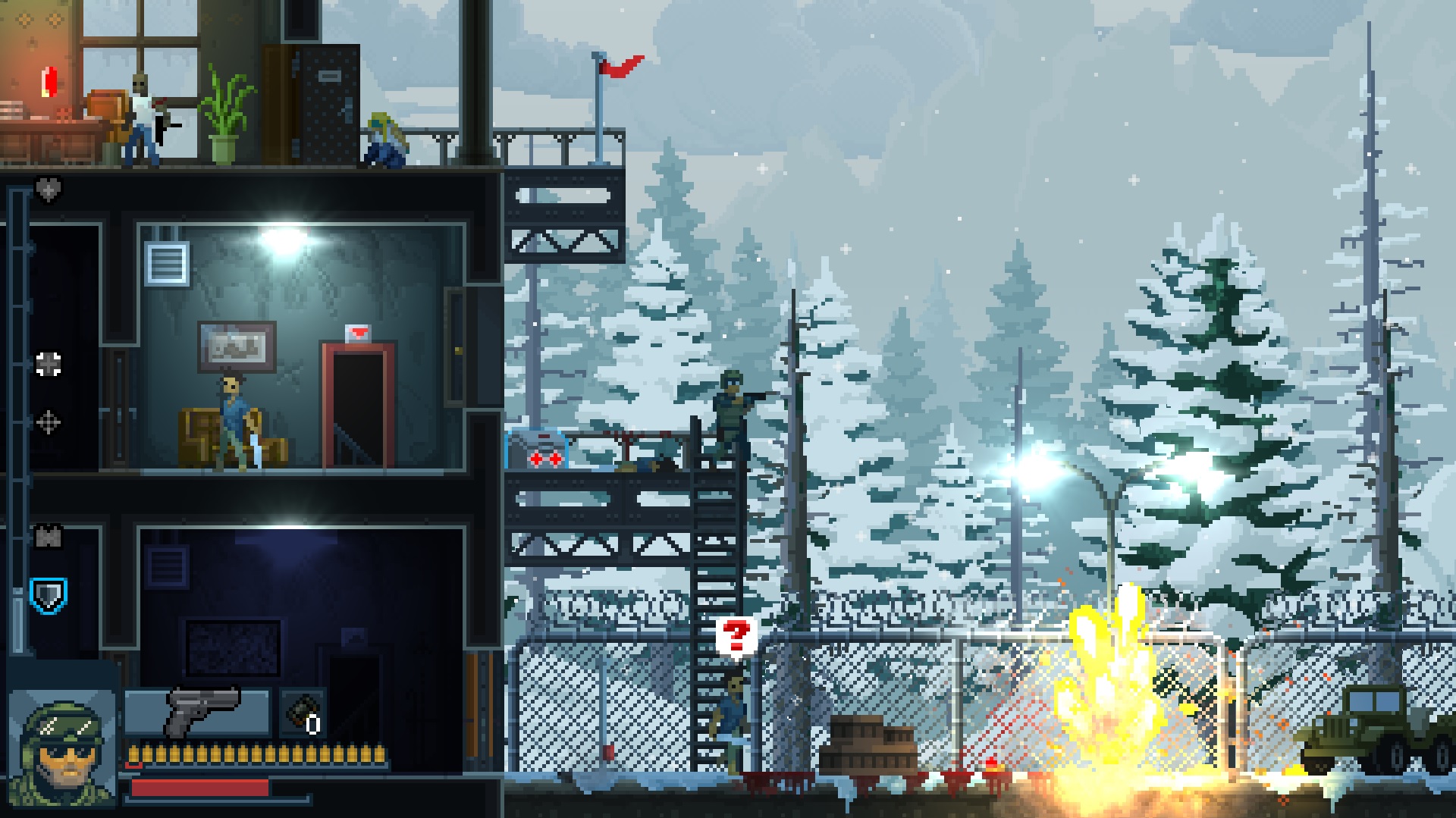 
Door Kickers: Action Squad is a crazy old school 2D side scroller action game and I am enamored with it.